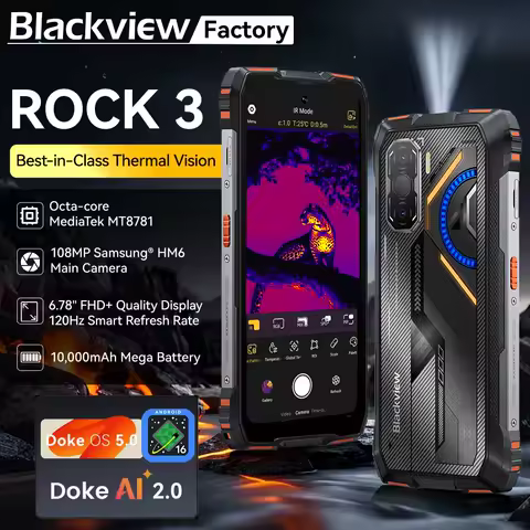 Blackview ROCK 3 Rugged Phone 6.78'' 2.4K Display...