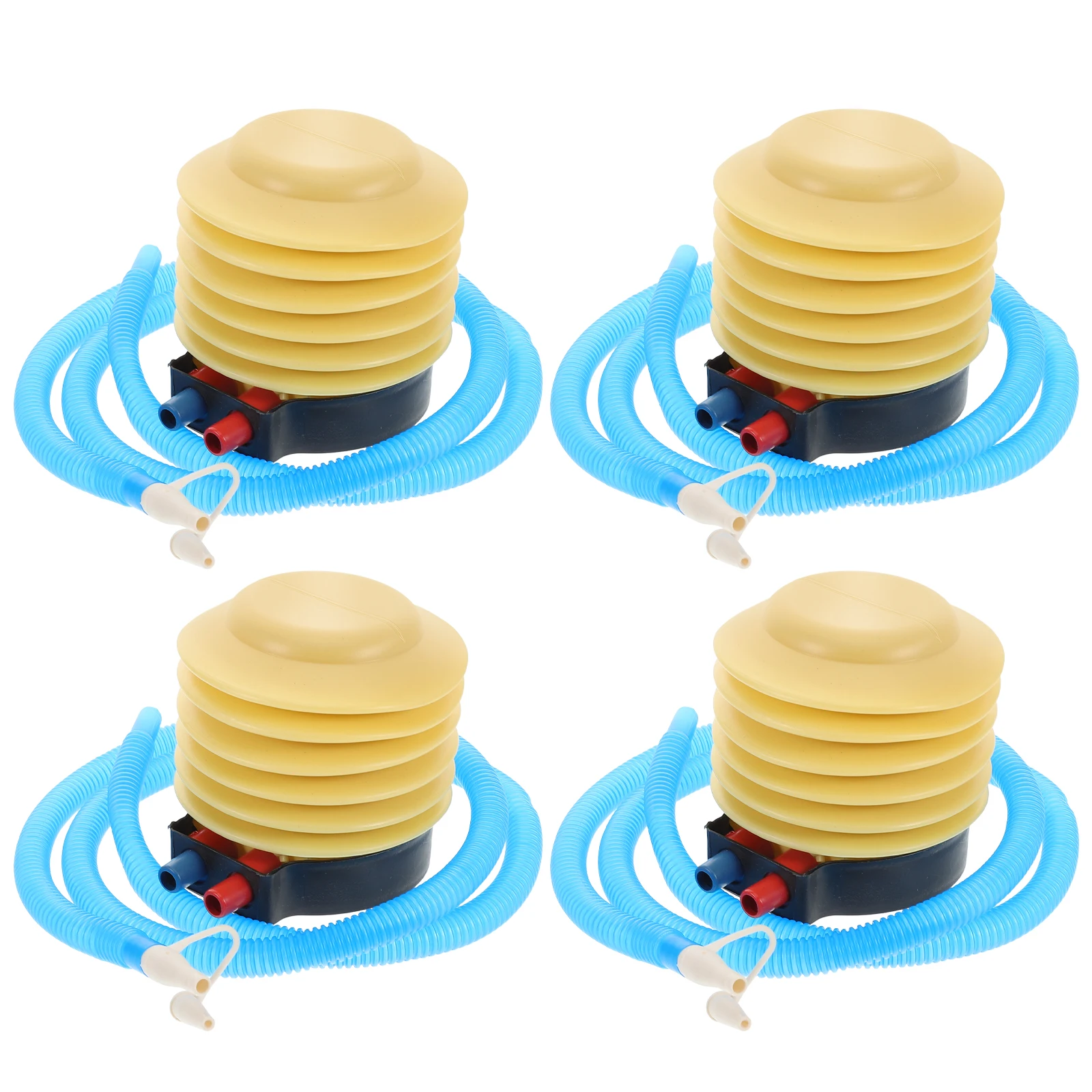 

4pcs Foot Pump Portable Inflatable Mattress Balloon Ball Boat Bed Air Pump Camping Hiking Tools Outdoor Accessories