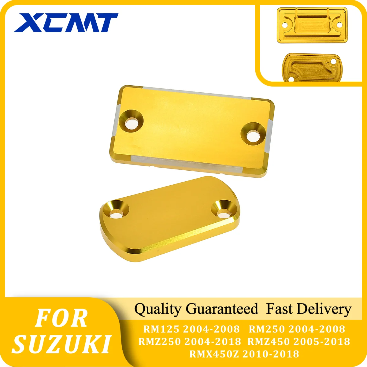 

For Suzuki RM-Z450 250 RMZ250 RMZ450 RM Z250 Z450 Enduro Dirt Bike CNC Motorcycle Front Rear Brake Fluid Reservoir Cap Cover