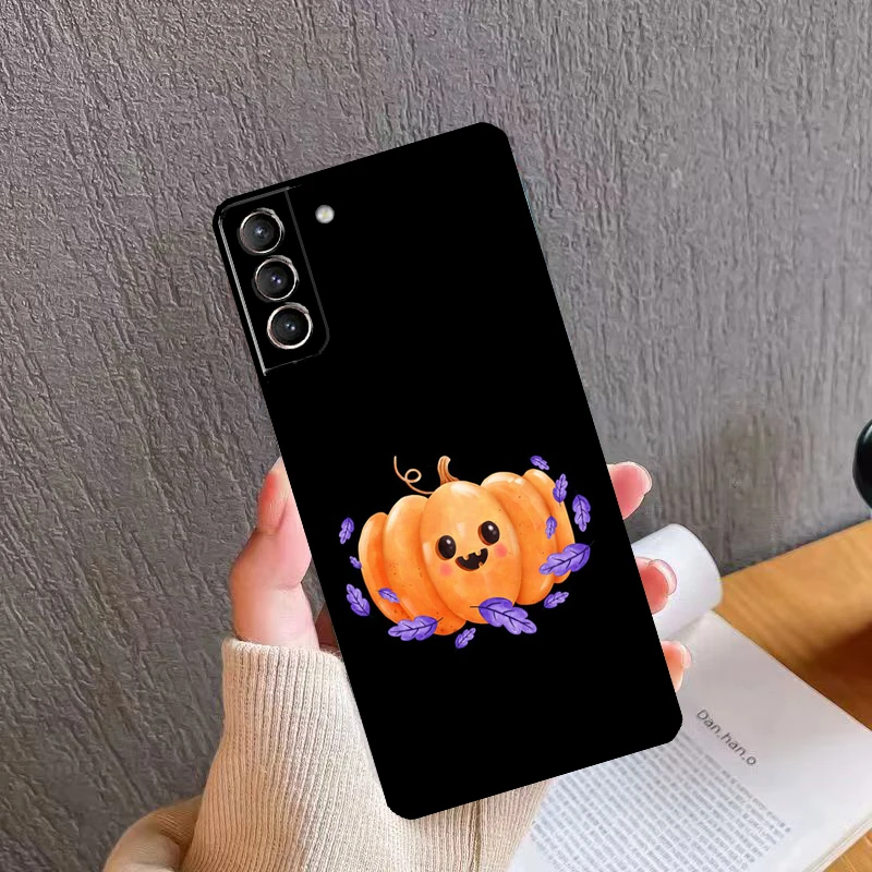 Halloween Pumpkin Ghost Mummy Case For Samsung Galaxy S22 Ultra S21 S20 FE S8 S9 S10 Plus Note 10 20 S23 Ultra Back Cover