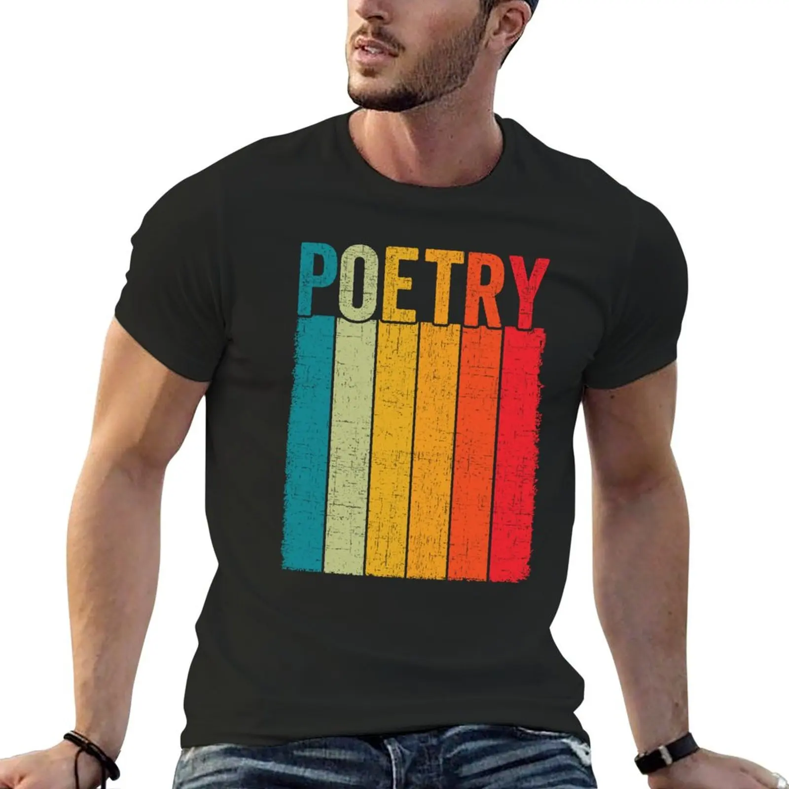 Funny Retro Vintage Poetry Shirt, Poetry Poem Writer Poet Gift, Gift for Writer, Eat Sleep Appreciation T-Shirt