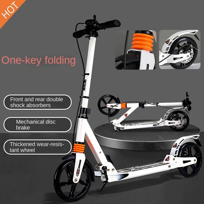 TULX Foldable And Sturdy Scooter Is Suitable For Adults To Use As A Must-have For Daily Travel And Commuting Convenient To Use