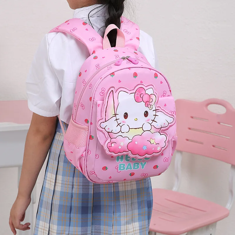 

Sanrio kindergarten baby schoolbag boy girl hello kitty cute 3-6 years old princess backpack children cartoon shoulder bag