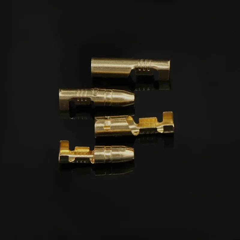 4.0 Bullet Terminal Car Wire Connector Diameter 4mm Male and Female Terminal + Insulating Shell Cold Pressed Terminal