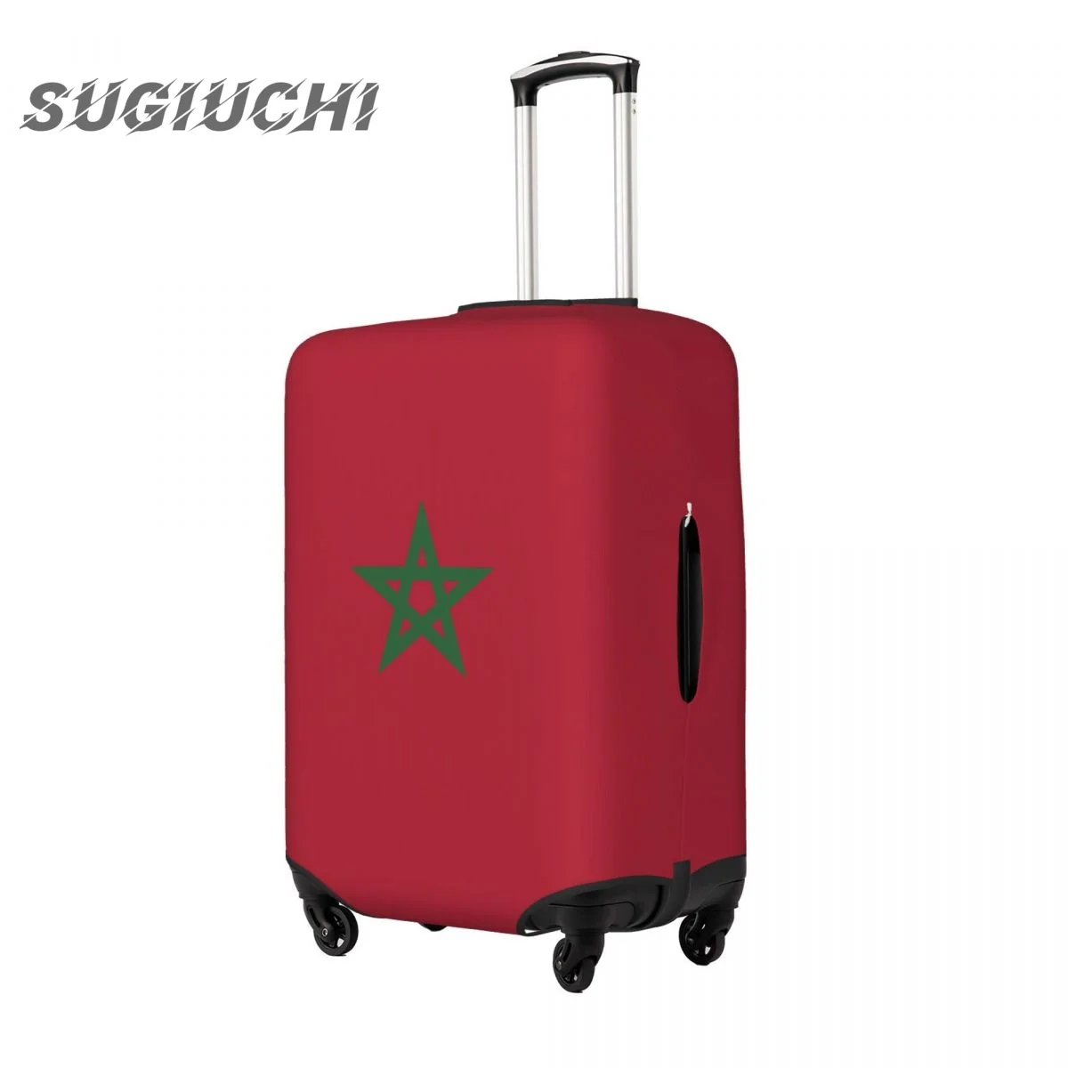 Morocco Country Flag Luggage Cover Suitcase Travel Accessories Printed Elastic Dust Cover Bag Trolley Case Protective