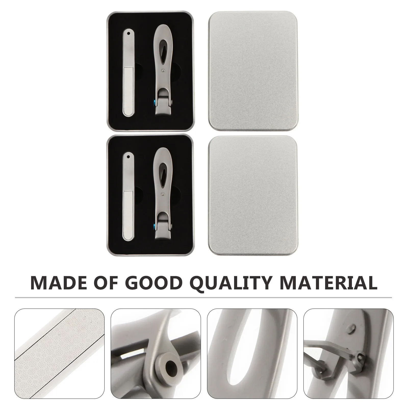 

2 шт., набор инструментов для ухода за ногтями, профессиональная машинка для стрижки, триммер для чистых красивых ногтей дома, путешествий, машинка для стрижки ногтей