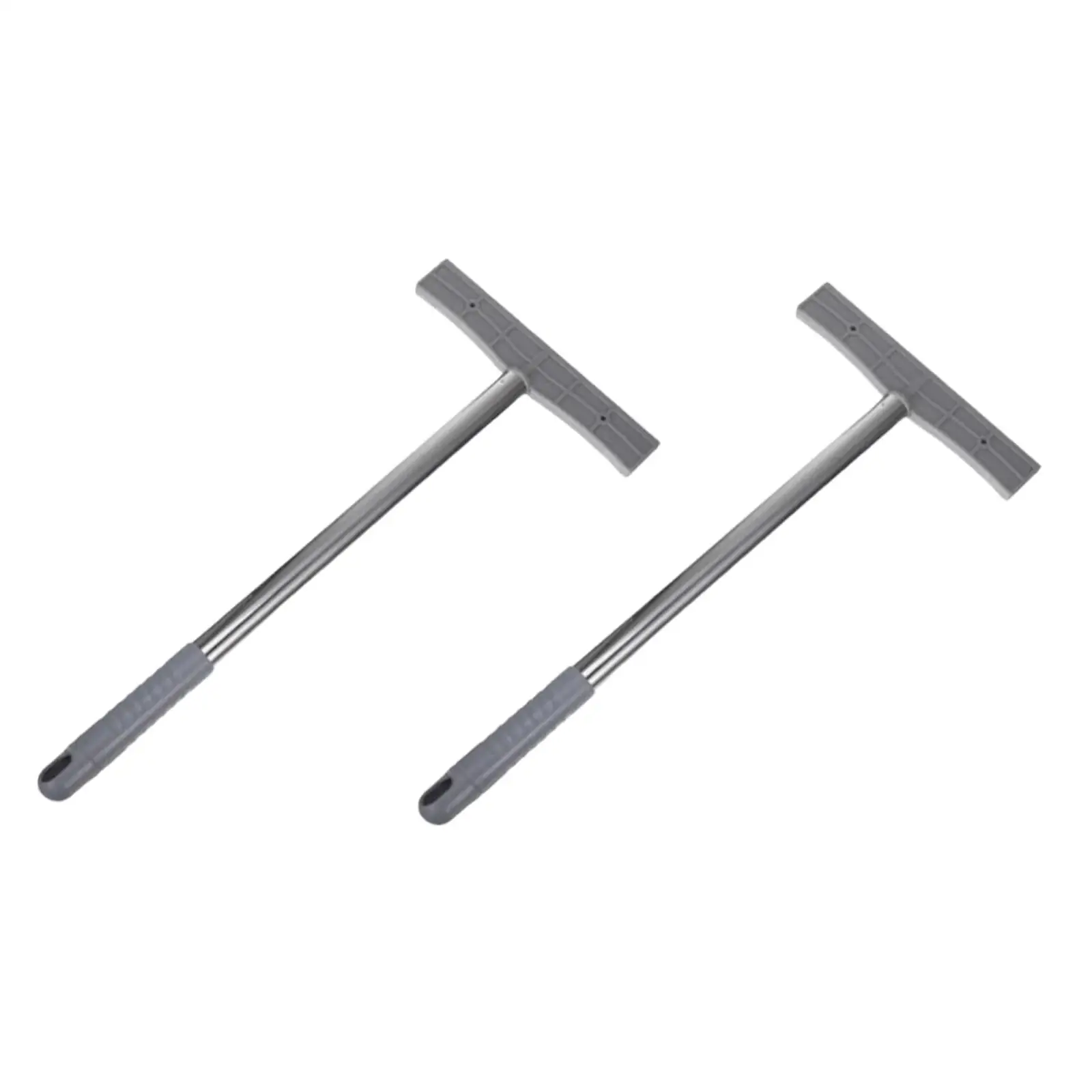 2 Pieces Handheld Stainless Steel Sign Holders Sign Raising Sticks Billboard Poster Stands for Ceremonies Outdoor Tour Guide