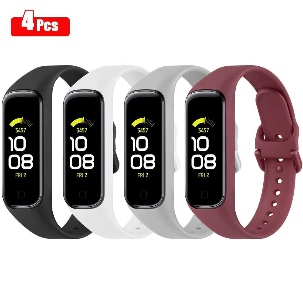 

4Pcs/3pcs/2pcs Silicone Watch Band For Samsung Galaxy Fit 2 Strap Bracelet For Samsung Galaxy Fit 2 Watchband Wristband