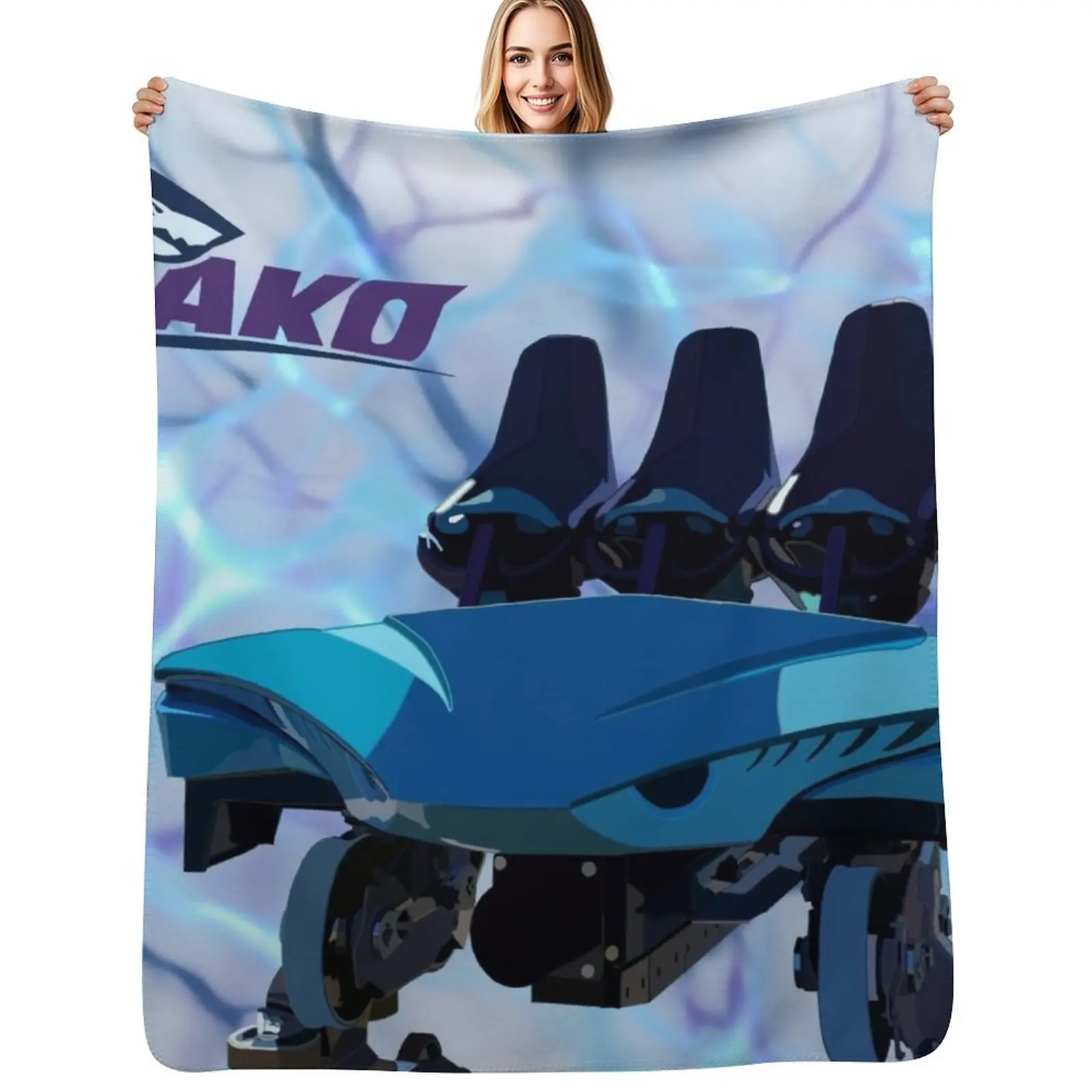 Mako - Train Series Throw Blanket Kid'S Plaid valentine gift ideas Stuffeds Extra Large Throw Baby Blankets