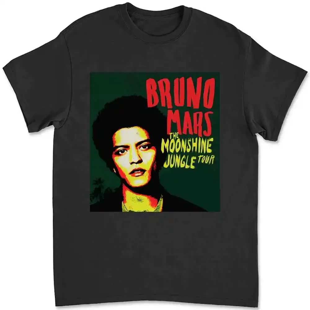 Bruno Mars 2013 Moonshine Jungle Tour Concert Fruit Of The Loom T-shirt LIYK