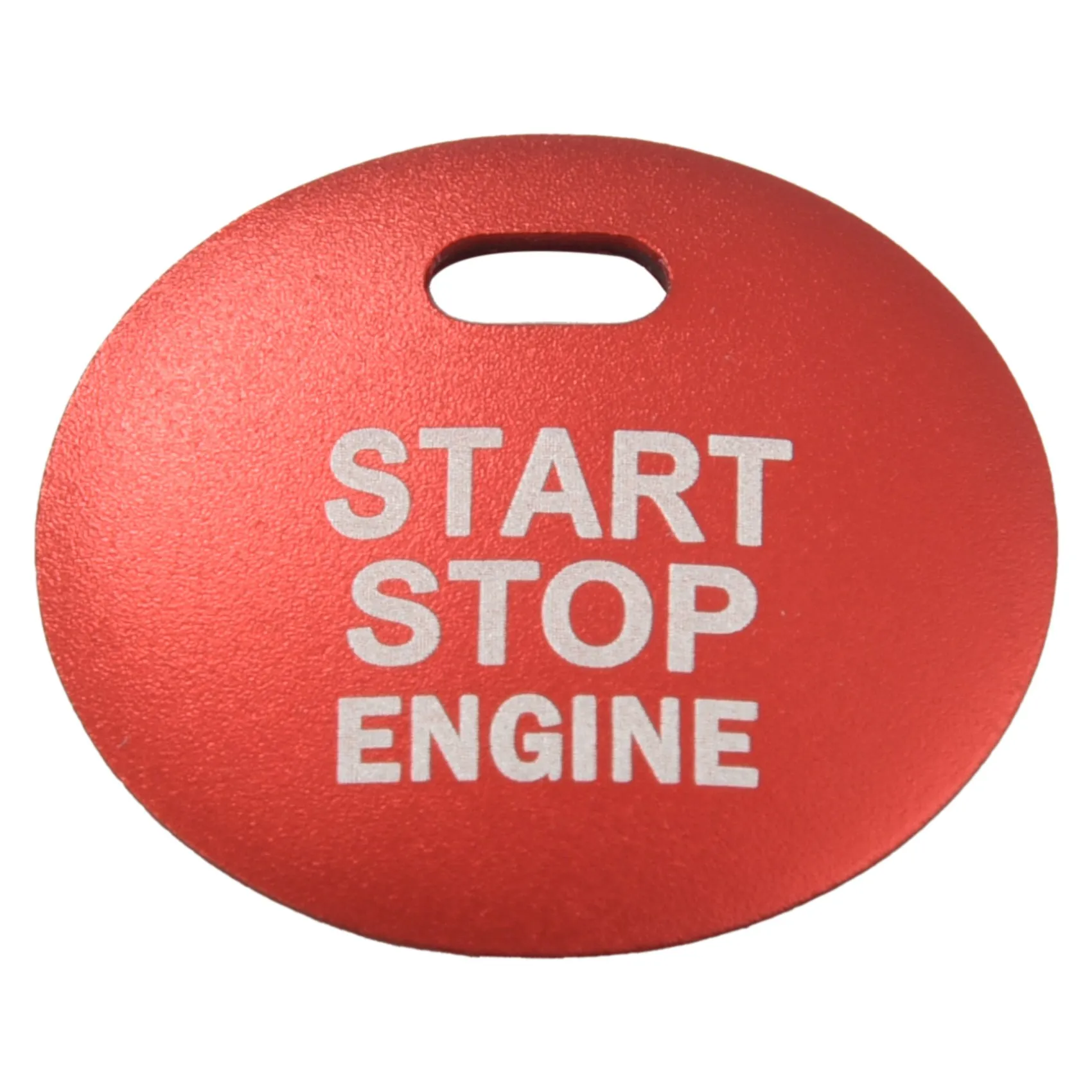 2Pc Set Keyless Engine Push Start Button & Surrounding Decoration Ring for 6 -3 -5 -9 MX-5 with Push Start Engine Feature