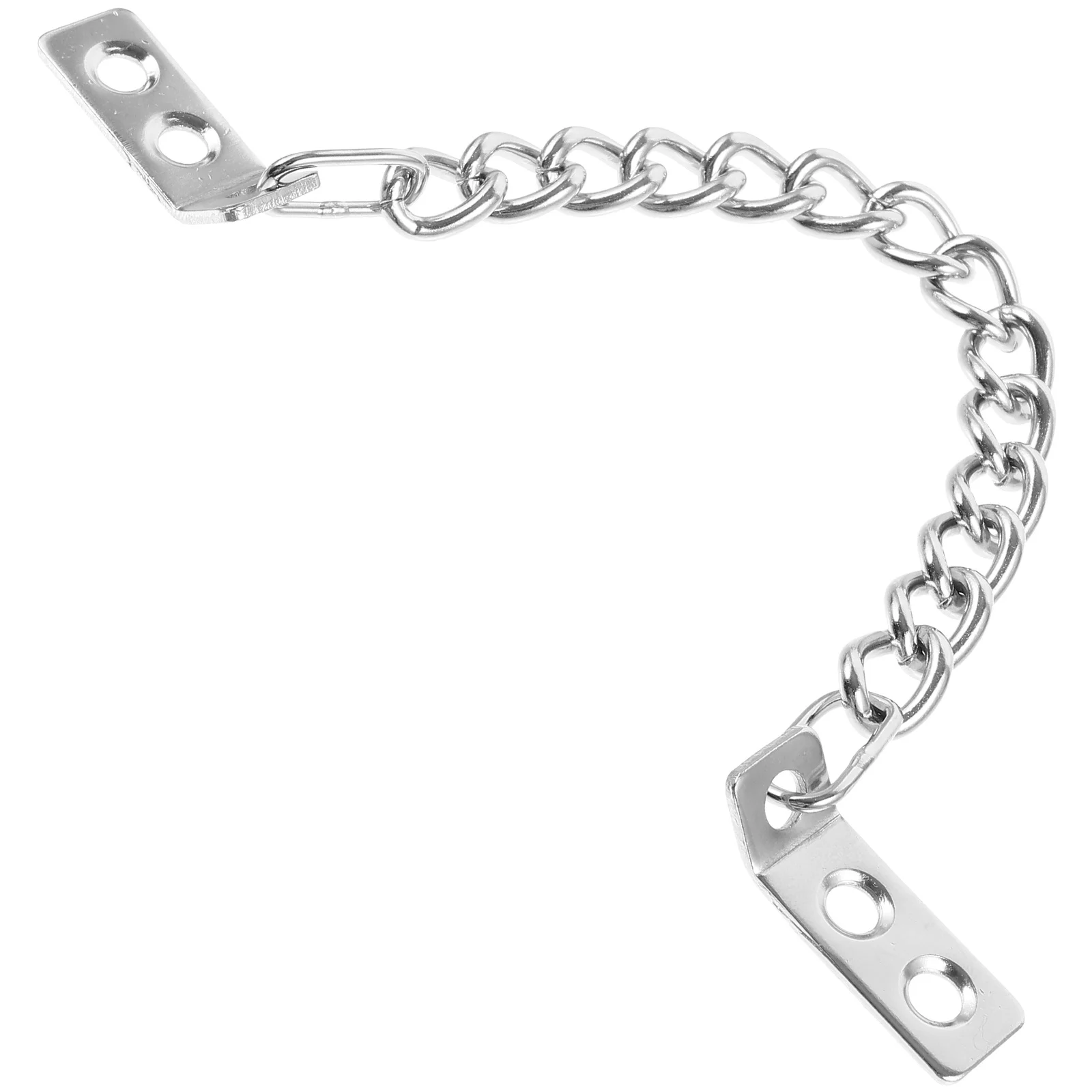 سلسلة باب مضادة للسرقة، مزلاج أمان معدني للخزانة، سلسلة قفل معلقة للباب الأمامي، أجهزة أمان متينة #5