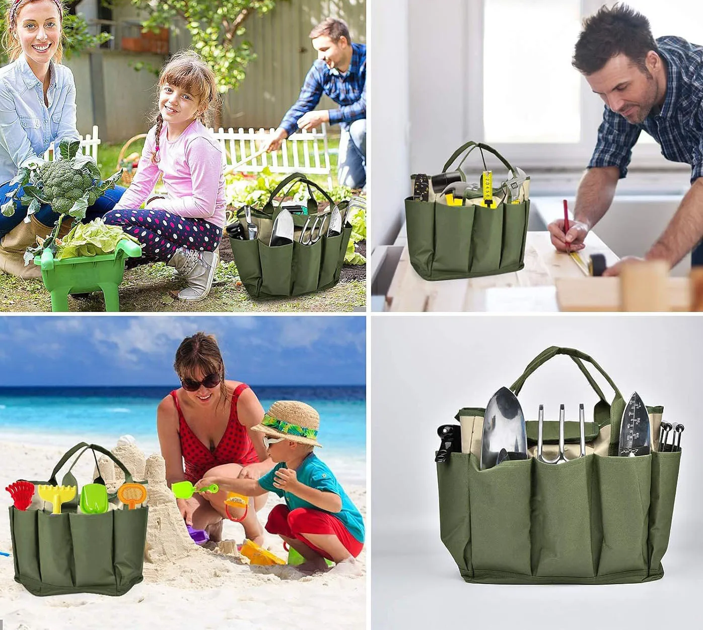 新しいカラーブロックガーデンオックスフォードクロスキット多機能防水ハードウェアキット