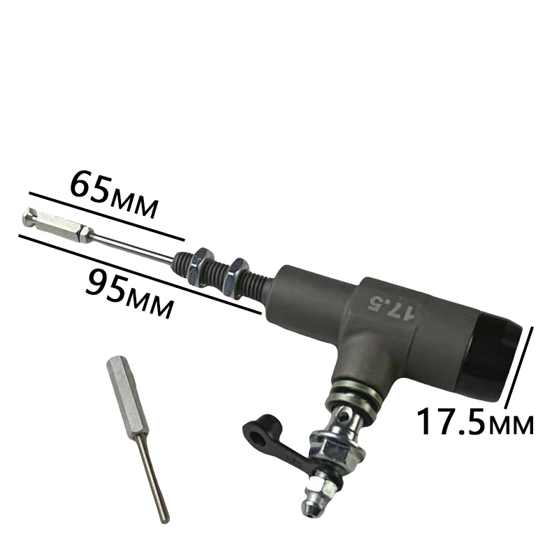 17.5 مللي متر مكبس دواسة فرامل مضخة هيدروليكية أسطوانة رئيسية قضيب الفرامل مضخة CNC دراجة نارية ملحقاتها التوجه تتراوح من 17.5-19 #6