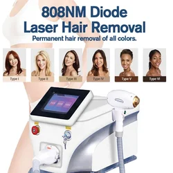 808nm Laser diode professional hair removal Machine Skin Rejuvenation Beauty Salon Equipment 2000W Machine For All Kind removal