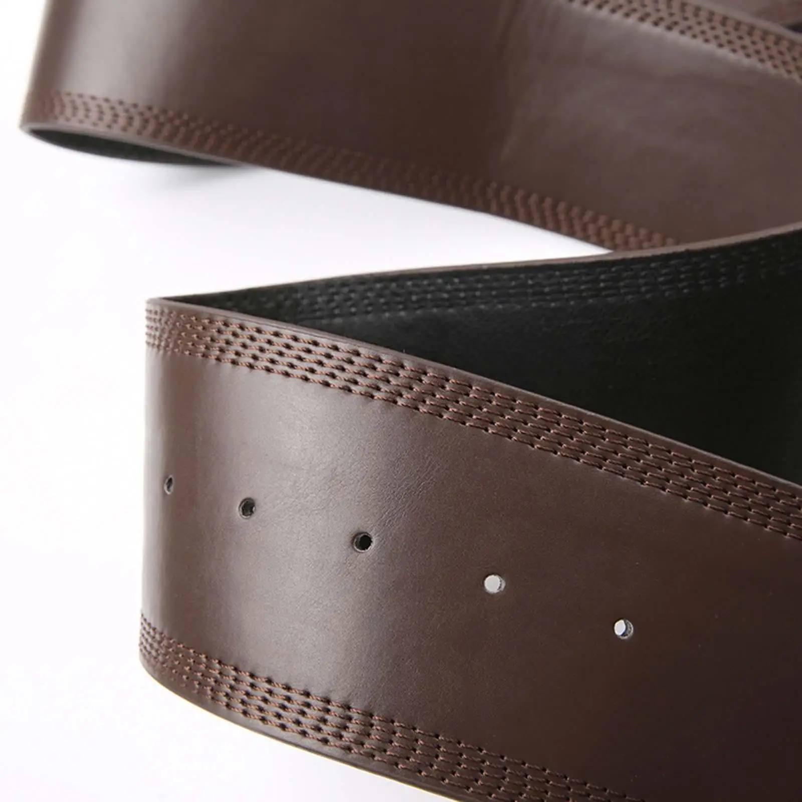 Skinny Women PU Waist Belt Square Pin Buckle Retro Style for Jeans Pants Dress Adjustable Casual Decorative Ladies Belt