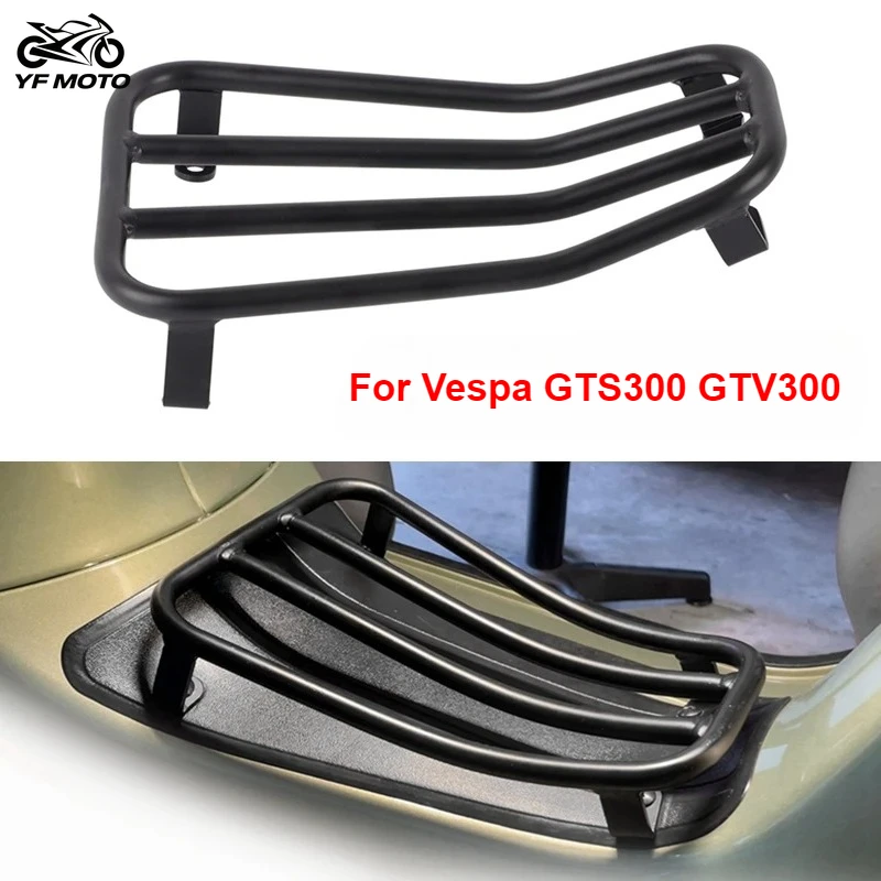 

Motorcycle Foot Pedal Luggage front Bracket Carrier Holder For Vespa GTS300 GTV300 GT GTS GTV 300 300ie Accessories