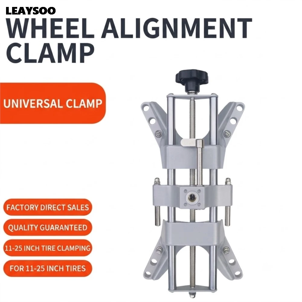 11-25 Inch 3D CCD Wheel Alignment Clamp Magnesium Alloy Rim Clamp Target Holder Bracket 15mm 16mm Hole Auto Repair Tool