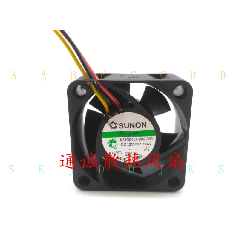 M  for Original SUNON MagLev MB40201VX-0000-G99 4cm  12V 1.38W Cooling fan