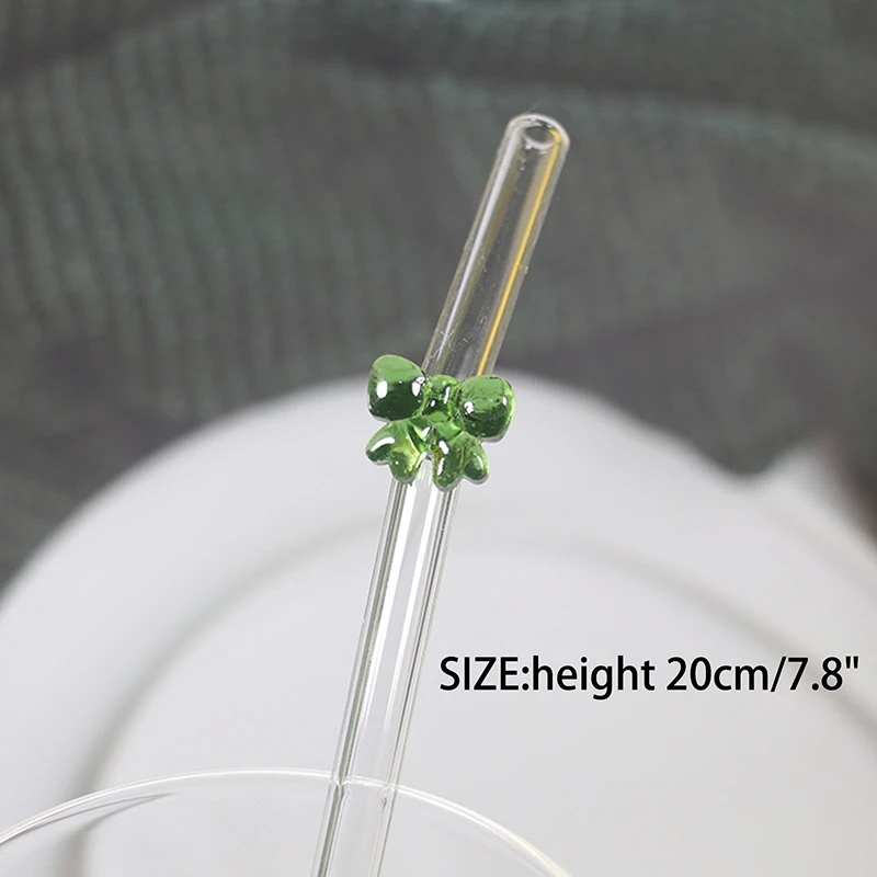 1pc 8mm , Reusable Drinking Straws Cute Butterfly Heat-Resistant Straw For Festival Party Wedding Cocktail Bar Beachs