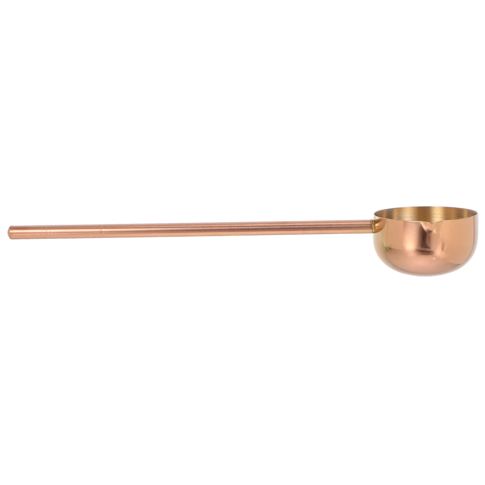 

Stainless Steel Soup Ladle 80ML Kitchen Gadget Deep Spoon Metal Water Scoop Oil Heating Large Capacity Easy Clean