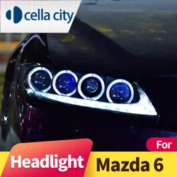 Headlight Assembly For Mazda 6 2002-2008 Mazda6 / Mazdaspeed 6 LED Turn Signal LED DRL LED High Beam