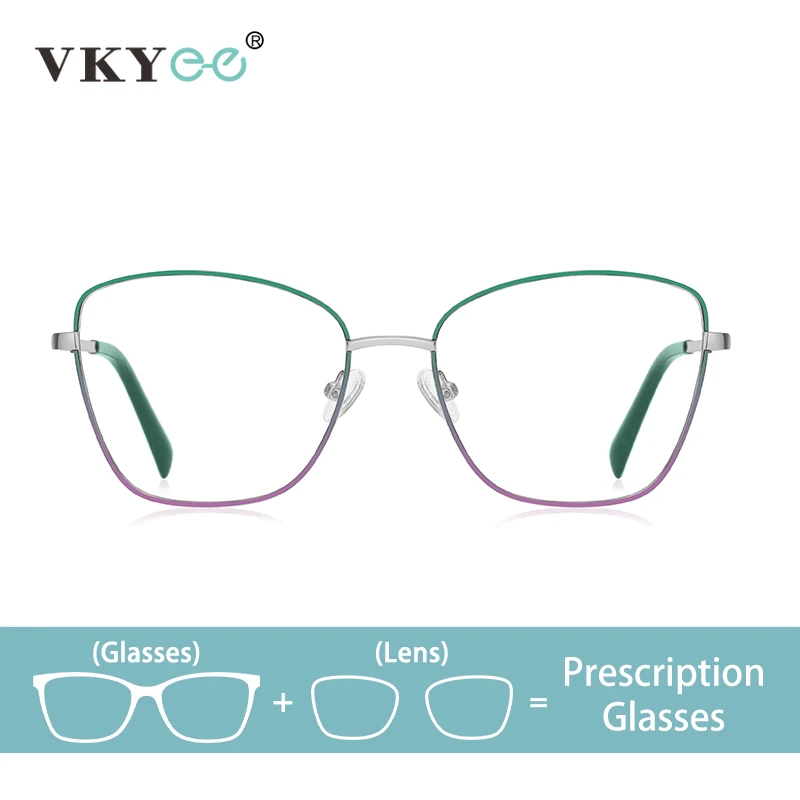 VICKY Personalized Butterfly Fashion Frames Designs Anti Blue Light Reading Ladies Glasses Customizable Prescription PFD3087