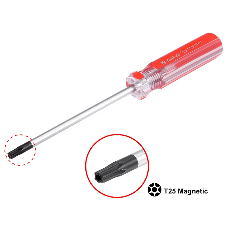 T30/T27/T25/T20/T15/T10/2.6mm precyzyjny śrubokręt magnetyczny śrubokręt Torx narzędzia do naprawy telefonu narzędzia ręczne wał ze stali Cr-V
