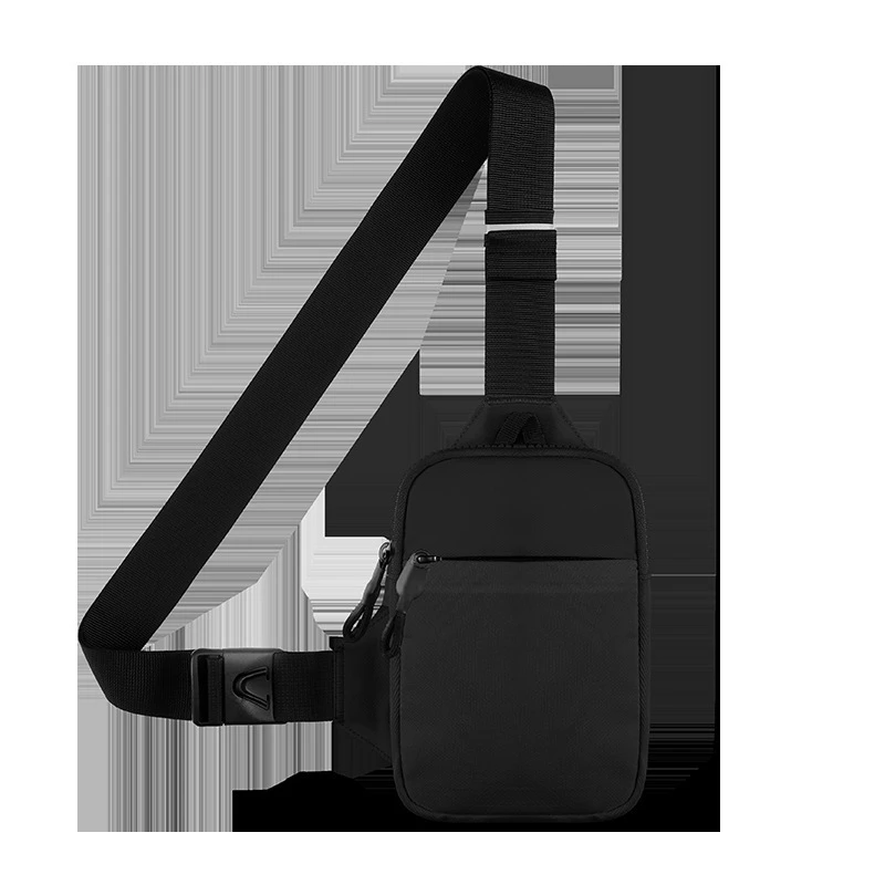 Bolso de hombro informal para hombre, bolsa de nailon impermeable para deportes al aire libre, correr, ciclismo, cinturón, bolsa de viaje para