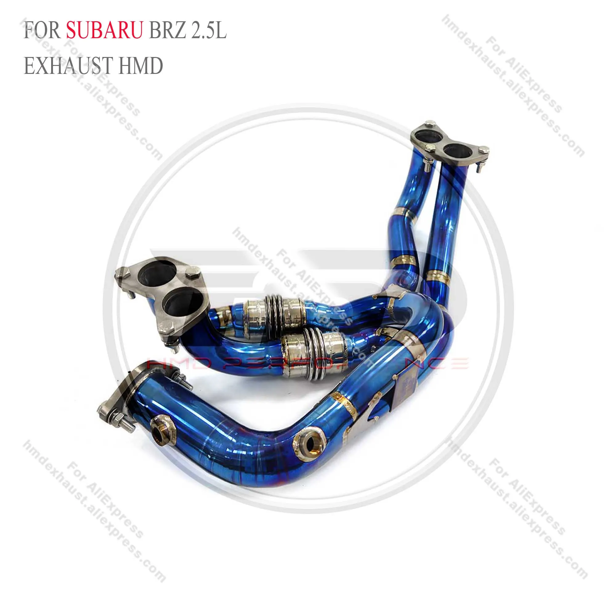 HMD Titanium Exhaust System High Flow Performance Headers for Subaru BRZ Catless Manifold,header