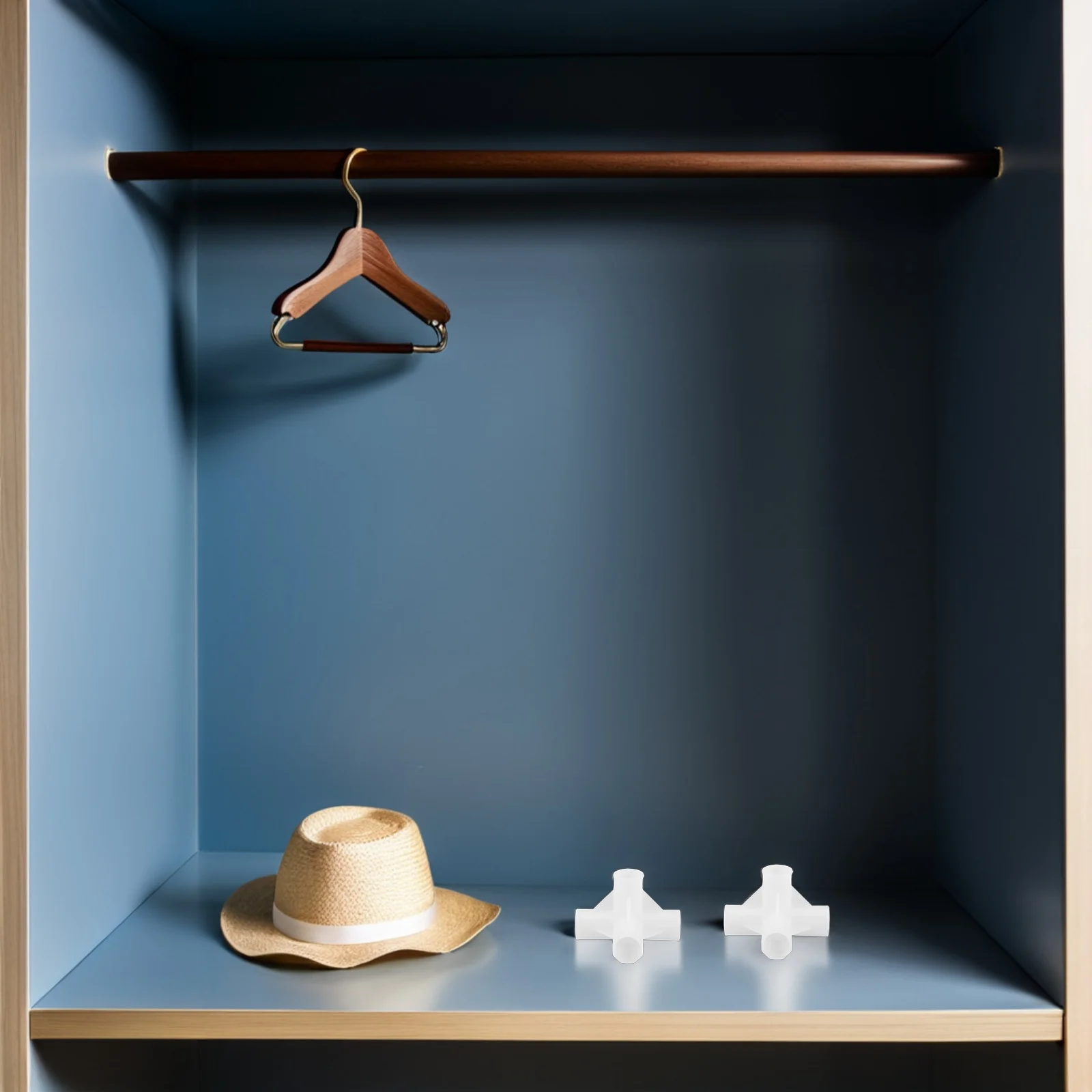 10 Stuks Kast Staaf 3-Way Connectors Plastic Verdikte Koppeling Multi-Gebruik Meubelbeslag Gezamenlijke Fittings Staaf Bevestigingsmiddelen Garderobe