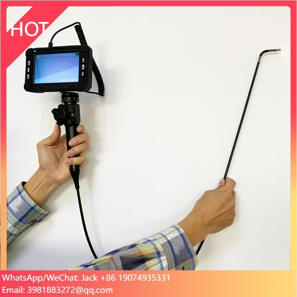 Factory HD New Pipeline  Articulating Video  Borescope Inspection Camera