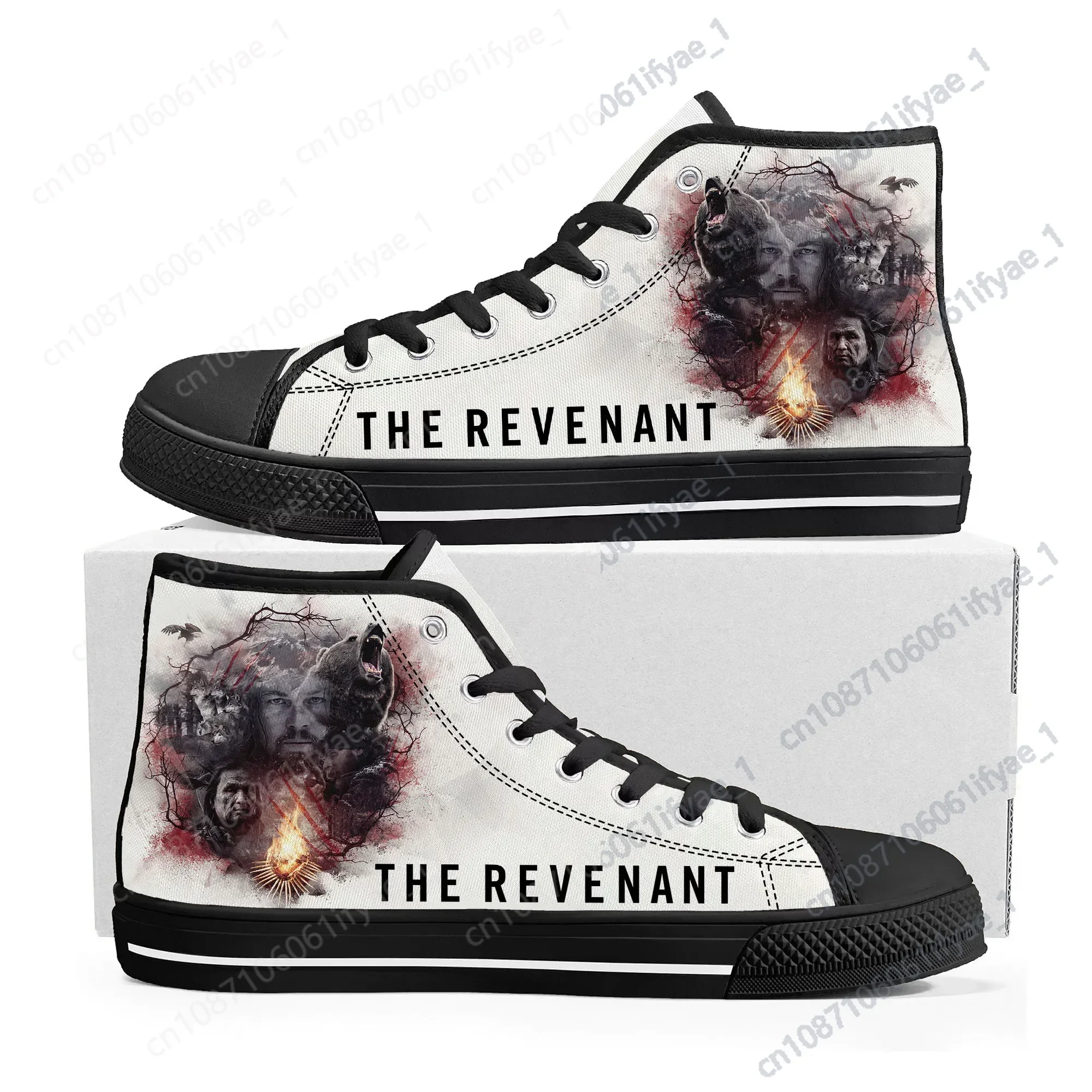 

Revenant High Top Sneakers Mens Womens Teenager High Quality Leonardo DiCaprio Canvas Sneaker couple Shoe Casual Custom Shoes