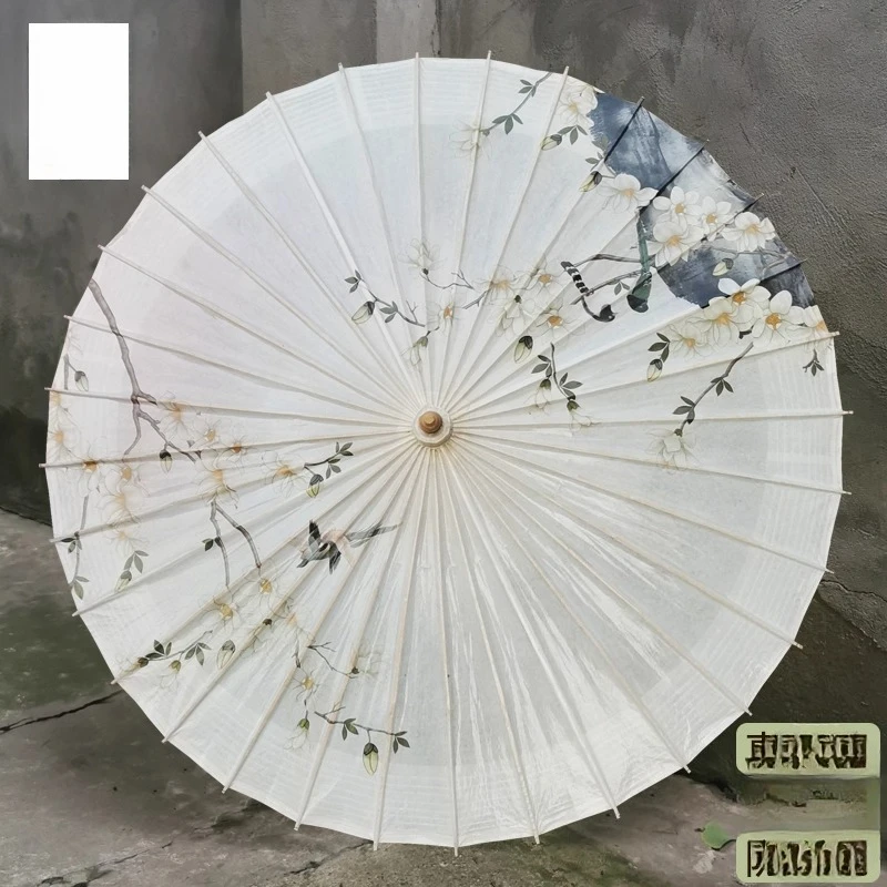 

Oil-paper umbrella Women's antique rain and sun protection Practical Hanfu photography props Dance umbrella Sunshine and rain