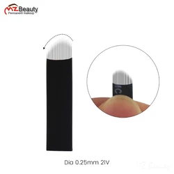 V Shape Needles Dia 0.25mm 0.25 V21 Microblading Needles For Professional Flex Eyebrow Eyeliner Tattoo Tebori Blades Supplies