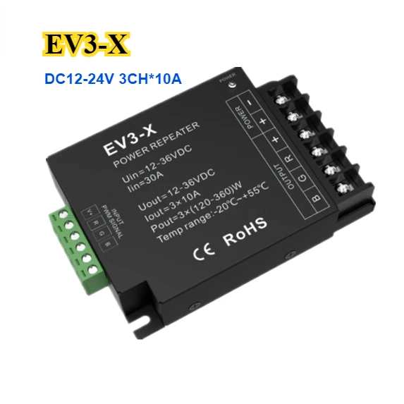 1CH 3CH 4CH 5CH Canali CV Tensione Costante di Alimentazione PWM LED Ripetitore Singolo Doppio Colore RGB RGB + CCT Per HA CONDOTTO LA Luce di Striscia DC12V-24V