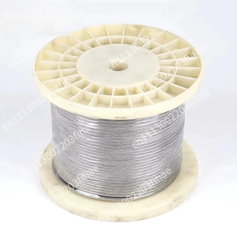 316 stainless steel lifting wire rope, clothesline, thin ultra-soft wire rope, deep sea fishing line, water pump wire rope