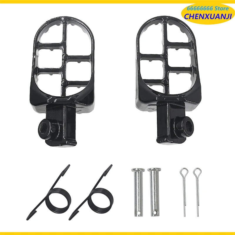 CRF/XR TW200 PW50/80 フットペダルに適したオフロードバイクアクセサリーに適したフットペダル