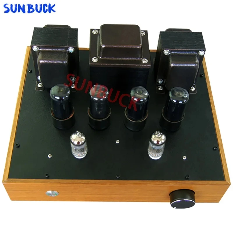 

Sunbuck 12AX7 push 6V6 6P6P push-pull Tube Amplifier 2.0 stereo 10W Vacuum Tube Amplifier Audio