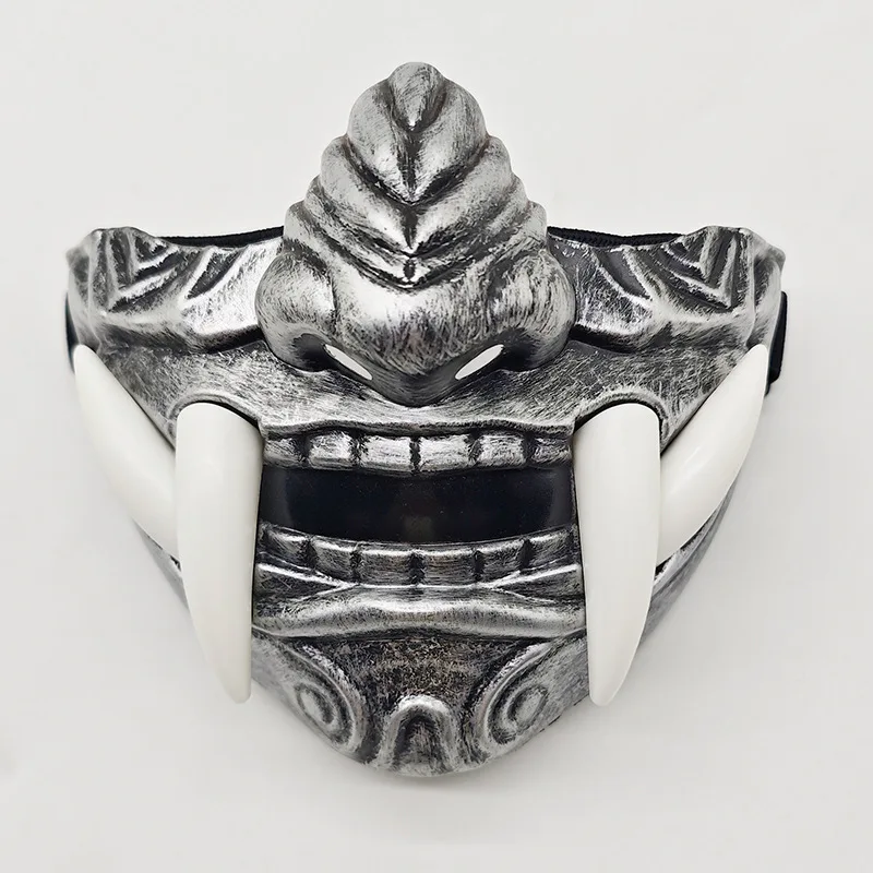 Halloween-Maske, rote Prajna-Maske, Prajna, Cosplay, Noh, Drama, Noh-Maske, Halloween-Party-Zubehör