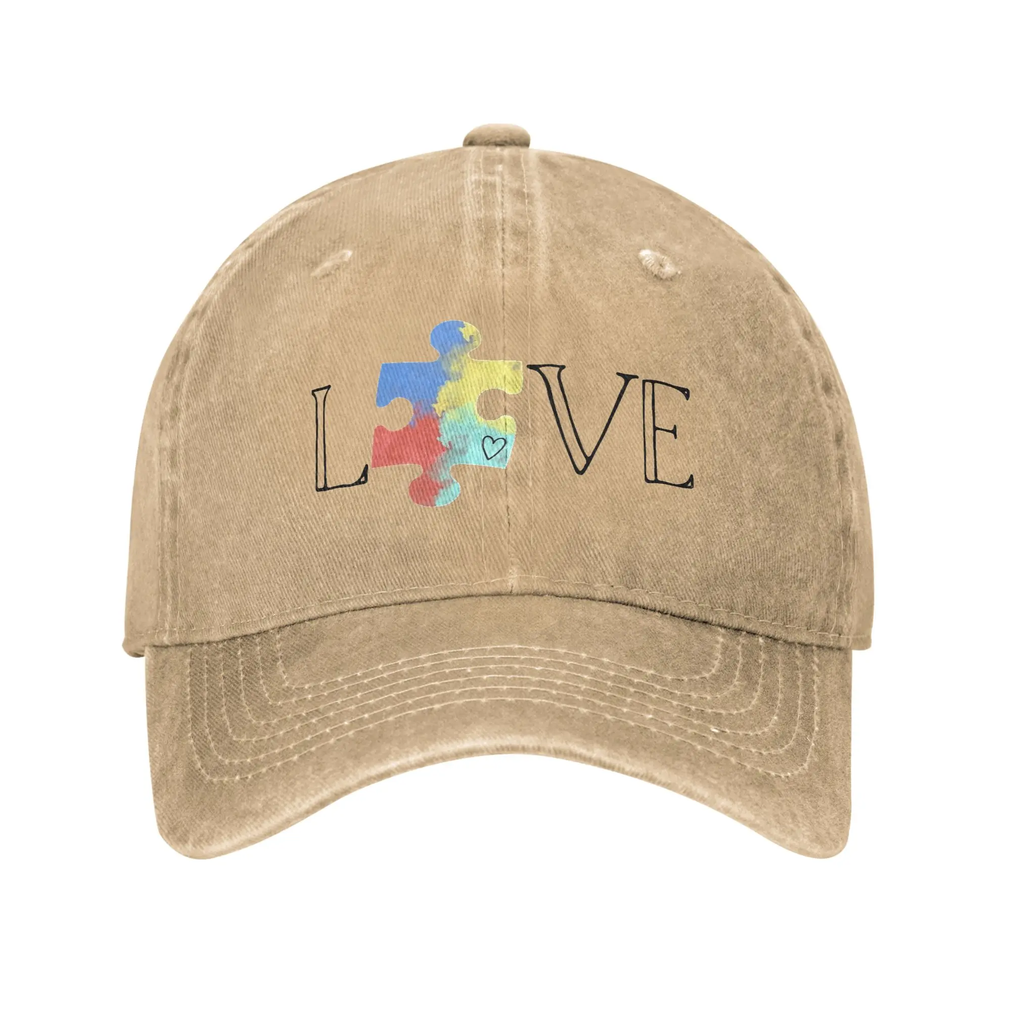 Autism Awareness Respect Love Support  Trucker Hat Outfit For Men Women Baseball Cap  Vintage Headwear Cap Adjustable