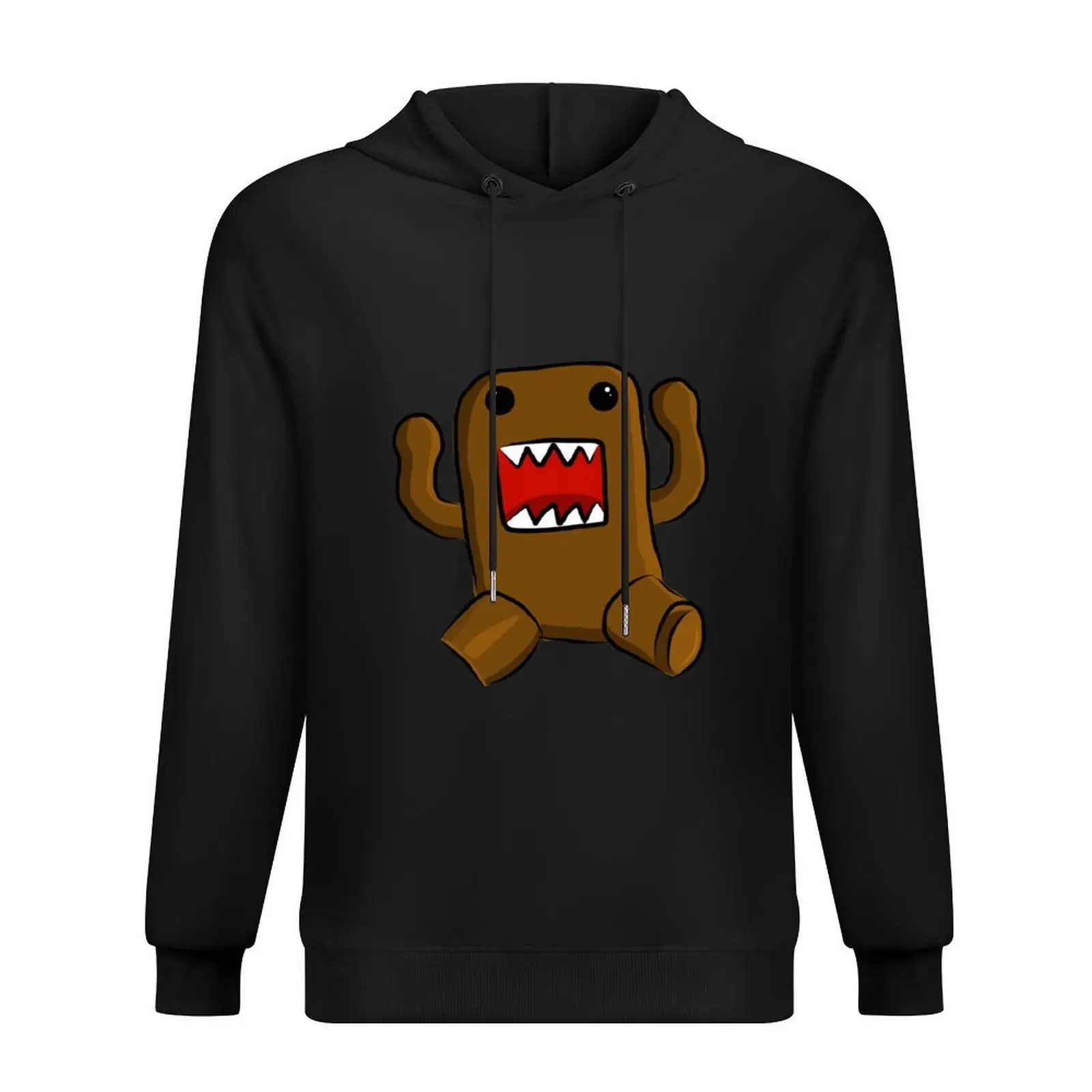 ملابس خريفية للرجال من Little Brown Monster ملابس رجالية عصرية ملابس خريف كورية بغطاء للرأس جرافيك