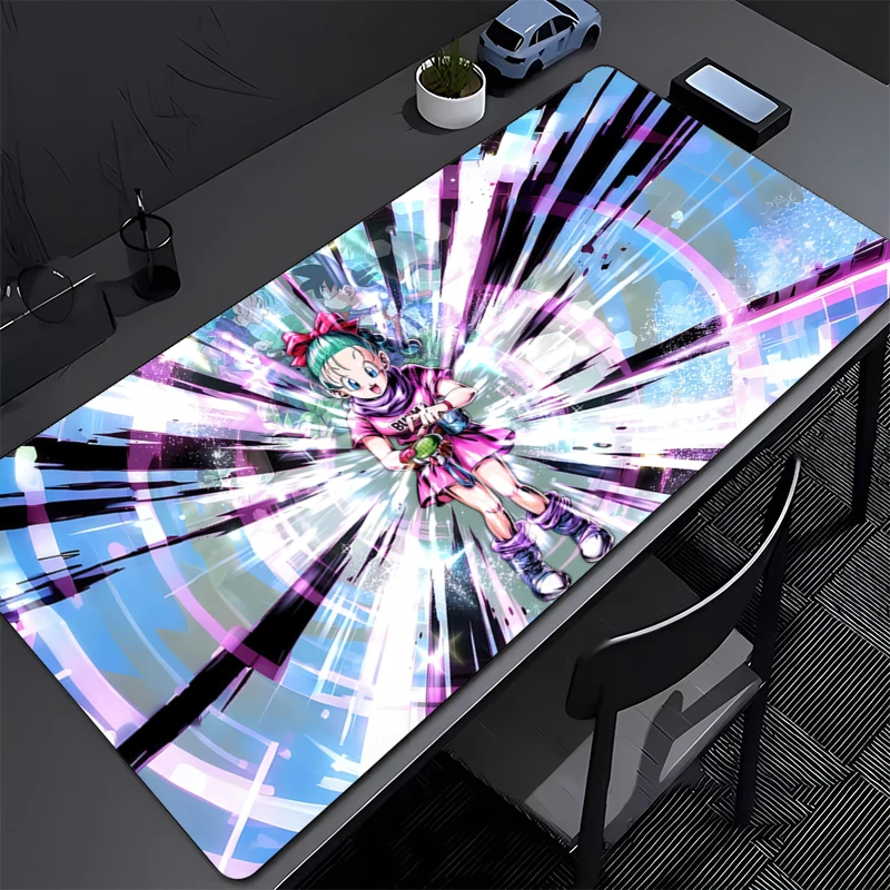 

Dragon Ball Bulma Large Mouse pad game player keyboard pad non-slip office study desk mat floor mat coaster PC carpet Mousepad