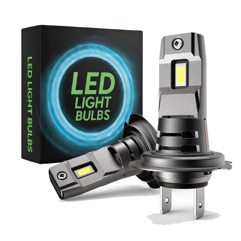 

2PCS H7 Led Canbus Lights LED Headlight With Fan 800000LM Super Bright Wireless Turbo Car Fog Bulb 6000K Auto Lamp Bulb Kit