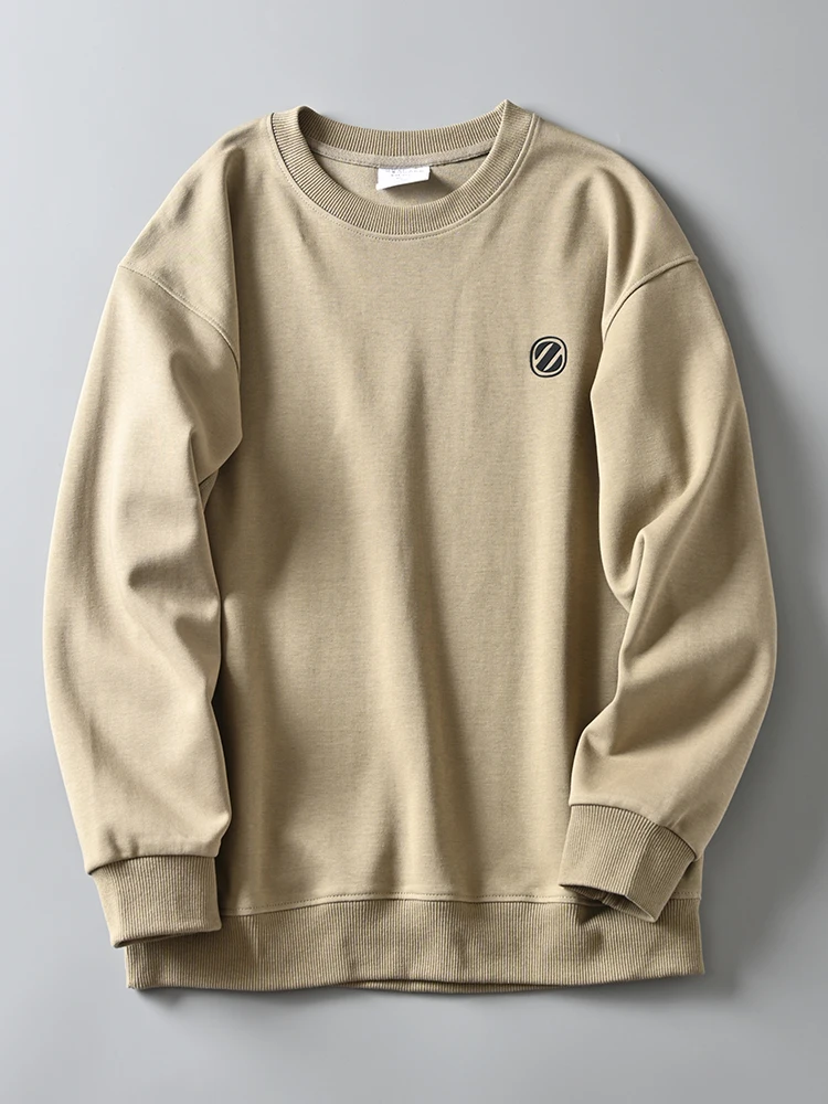  Series Breathable Long Sve Men's Base irt Casual round Ne Sweatirt Loose Fit Versatile Comfortable Cotton