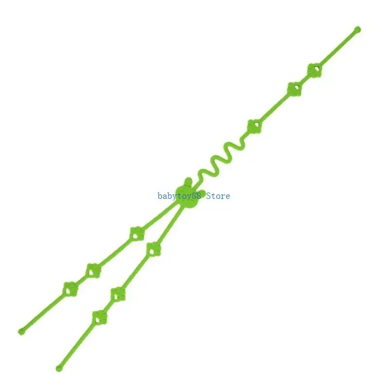Y4UD Klips do gryzaka Lina zabezpieczająca przed upadkiem Pasek do smoczka Łańcuszek do smoczka dla dzieci Łańcuszek do smoczka