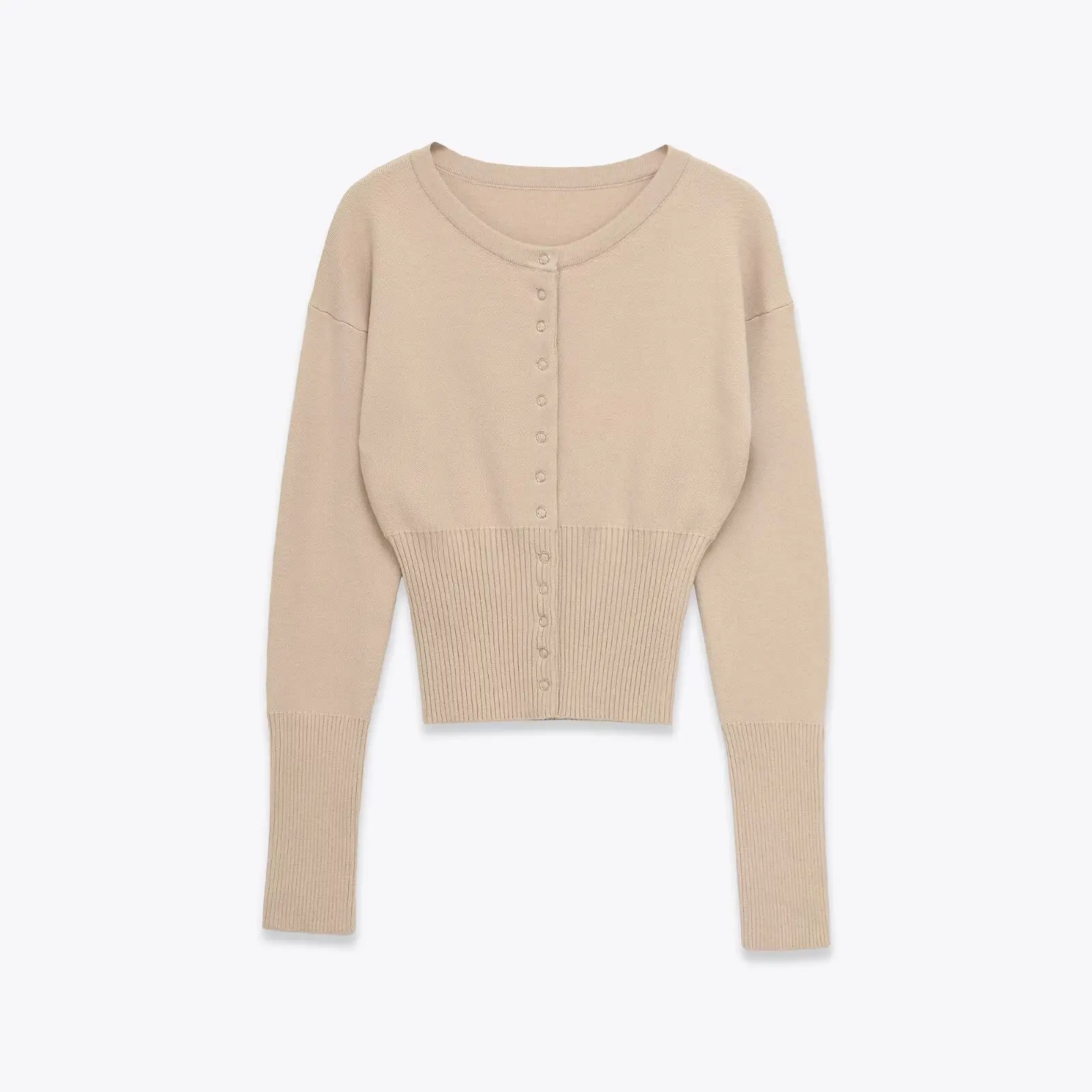 

Европейский и американский ленивый темпераментный кардиган, свитер, осенне-зимний утягивающий свитер с длинными рукавами для женщин