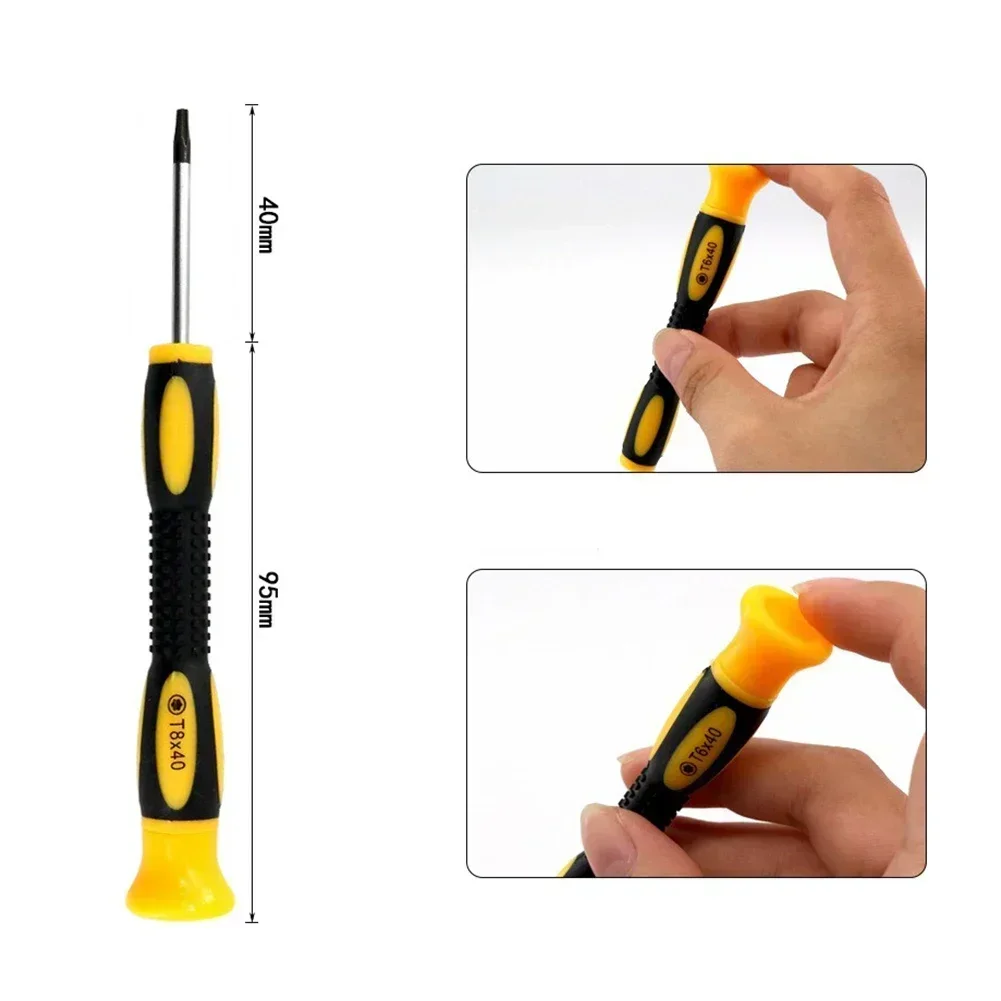 T3 T4 T5H T7H Hexagon Torx Screwdriver With Hole Screwdriver Removal Tool  For Mobile Phone Telecommunication Repair Tools