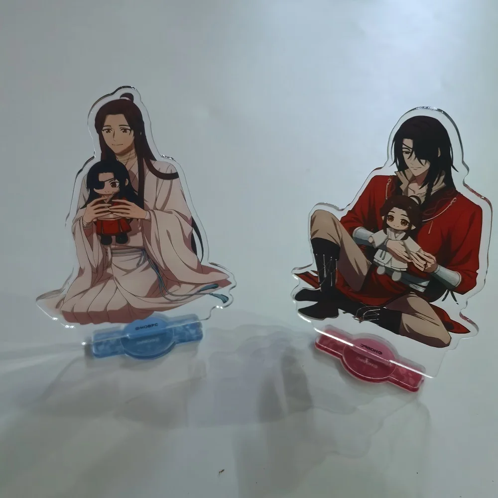 Tian Guan Ci Fu Anime Xie Lian Hua Cheng Figure Double Person Standee Heavenly Officials Blessing Acrylic Stand Display Decor