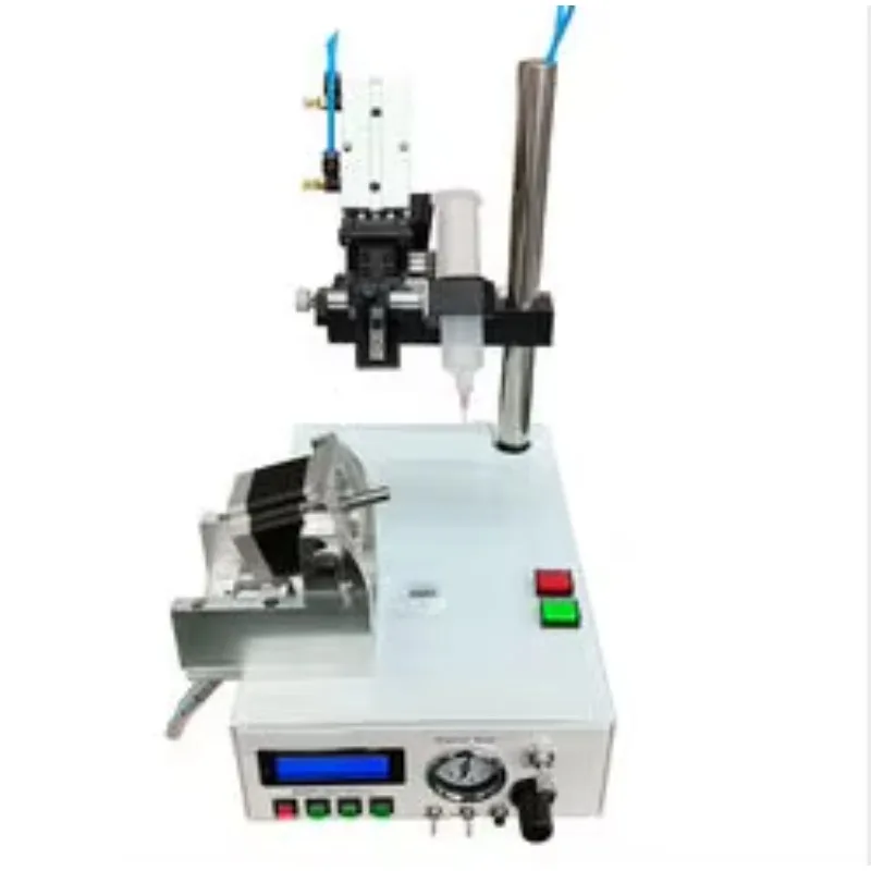 Dispensador de mesa de pegamento rotativo Circular automático de alta calidad con componentes de motor y núcleo de rodamiento